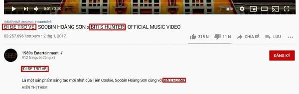 Mô tả video khớp với tiêu đề video tăng tỉ lệ hiển thị SEO Youtube