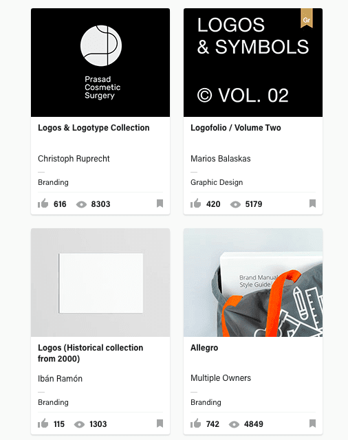Ý tưởng thiết kế logo từ Behance