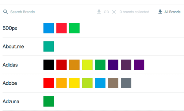 Ý tưởng thiết kế logo từ BrandColors