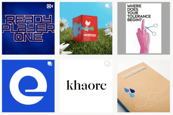 Ý tưởng thiết kế logo từ @pentagramdesign