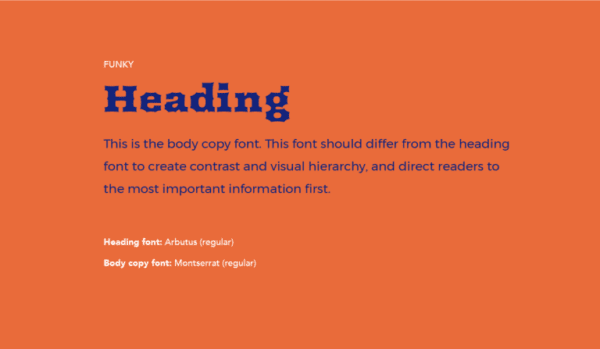 Cặp chữ #7: Tiêu đề dùng chữ funky + Nội dung dùng font sans-serif | Ảnh 1