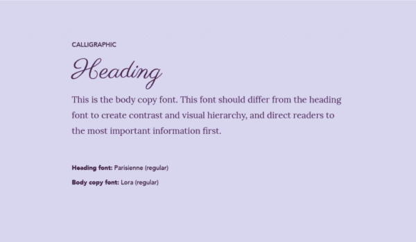 Cặp chữ #8: Tiêu đề dùng font thư pháp + Nội dung dùng font có chân | Ảnh 1