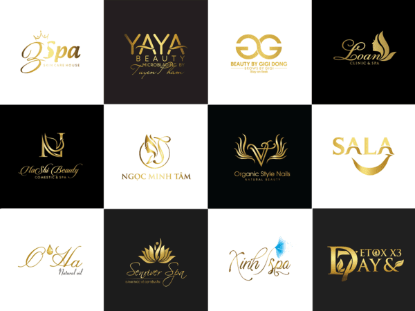 Mẫu thiết kế logo spa đẹp 2026 ấn tượng