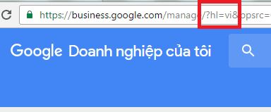 Đường dẫn URL đổi tiếng anh sang tiếng việt trên Google Local Business