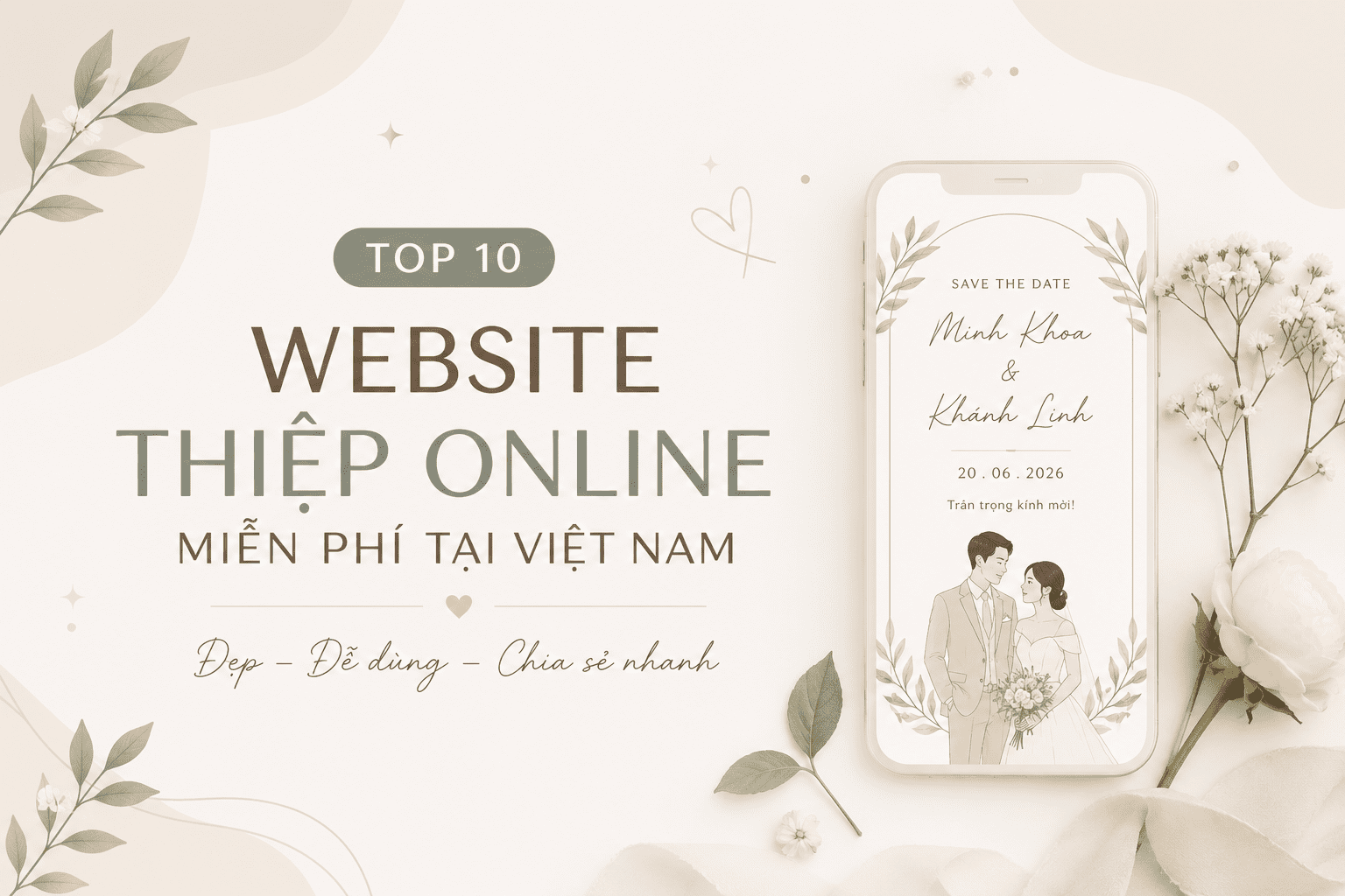 Top 10 Website Thiệp Online Miễn Phí Tại Việt Nam Năm 2026