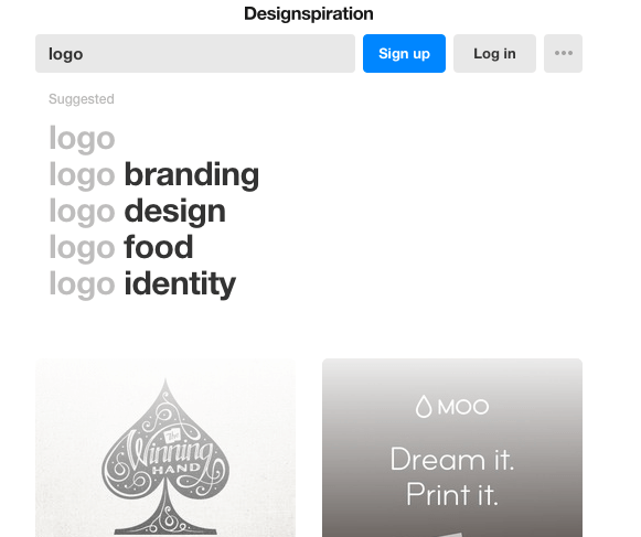 Ý tưởng thiết kế logo từ Designspiration