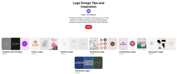 Ý tưởng thiết kế logo từ Pinterest