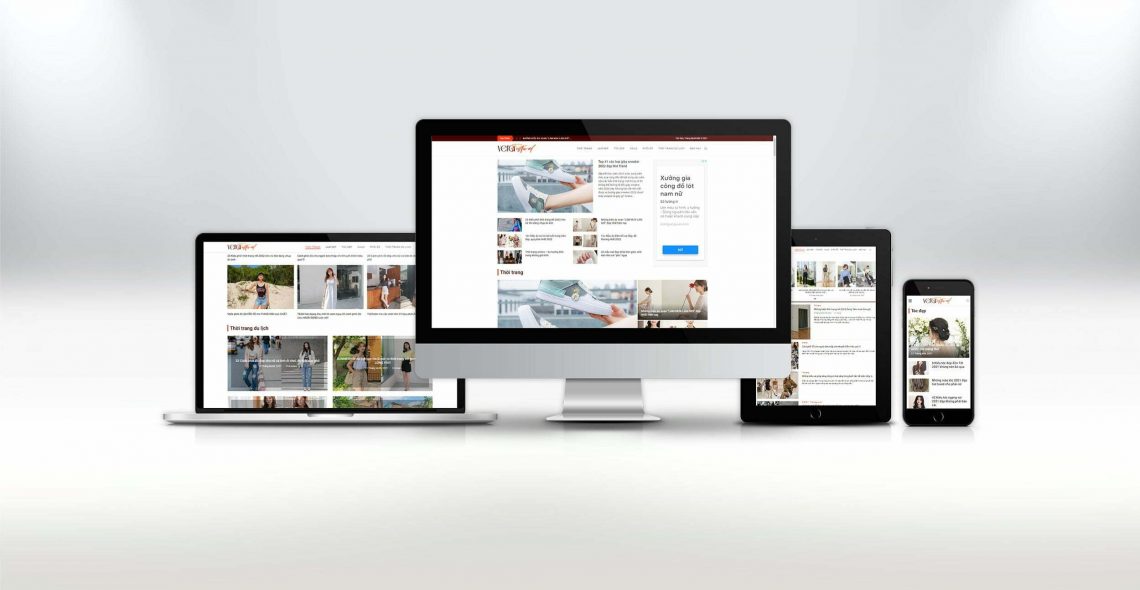 Thiết kế website Vera Festival (lĩnh vực: News Fashion)